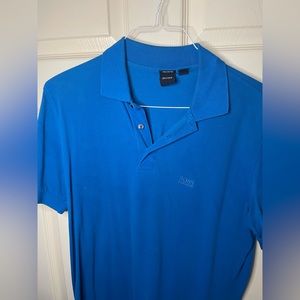 Blue Hugo Boss polo Size Large